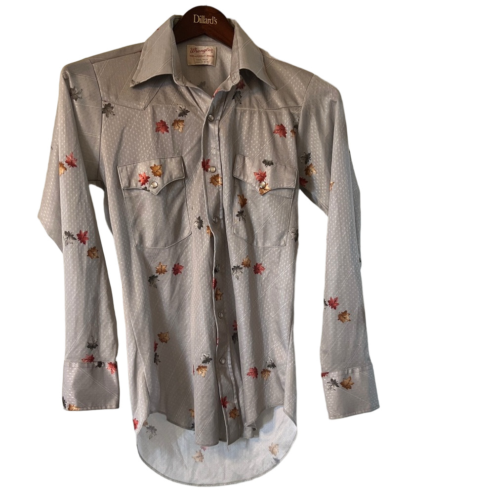 Vintage Wrangler Casual Button Down Shirt